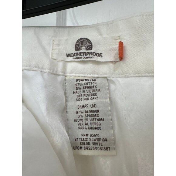 Weatherproof garment company women’s size 14 white pants - Picture 6 of 10